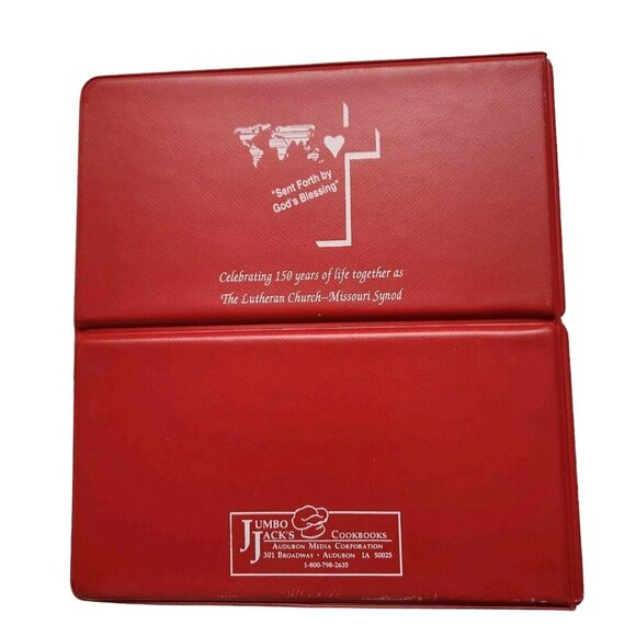 Vintage Faith Evangelical Luthrern Church The New and Old Cookbooks Binder 62-97 - Picture 2 of 14